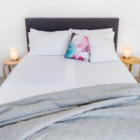 Conni X-wide Dual Bed Pad with tuck-ins Mauve