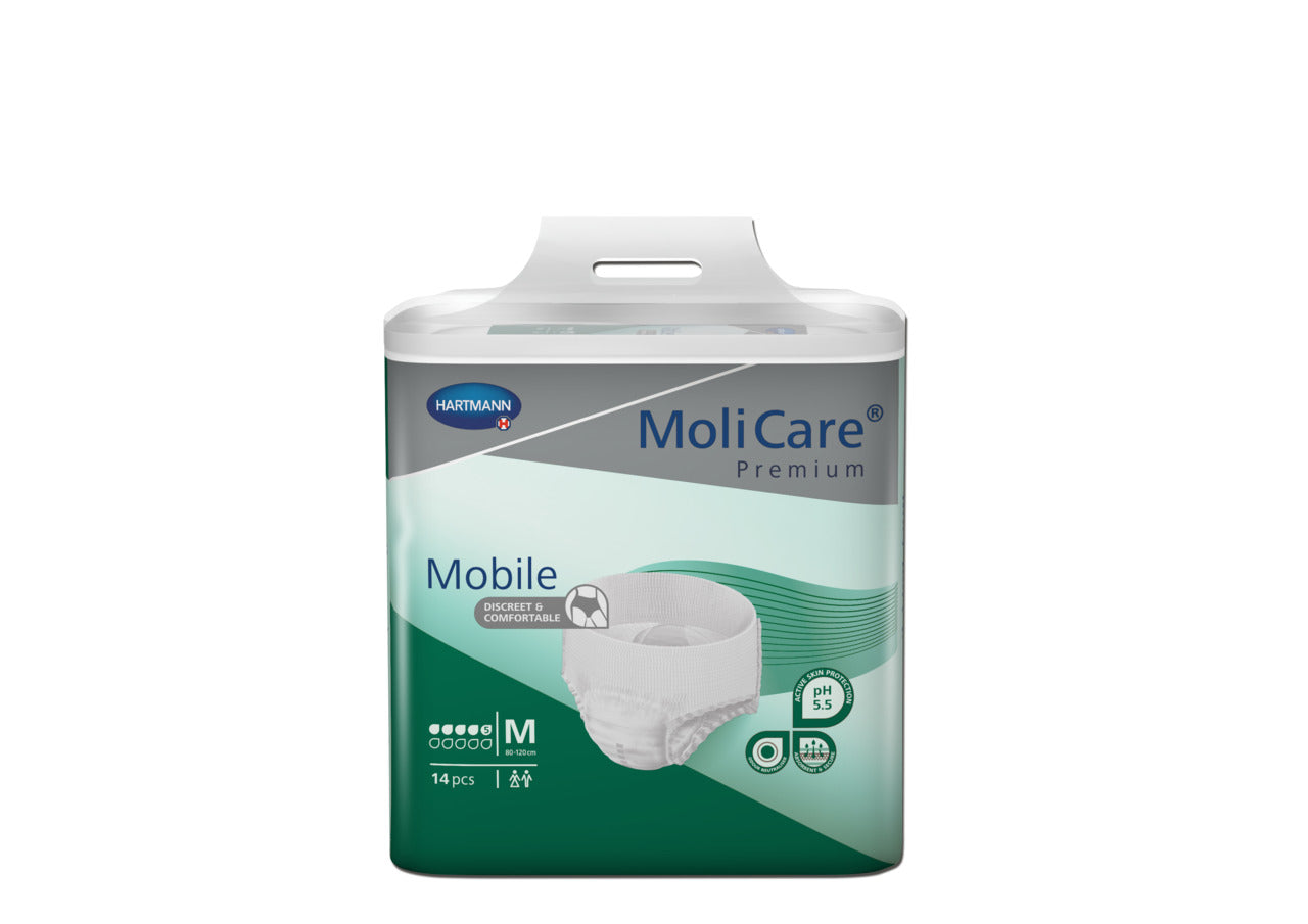 Molicare Premium Mobile 5 Drops Medium Waist 80 120cm 1017ml