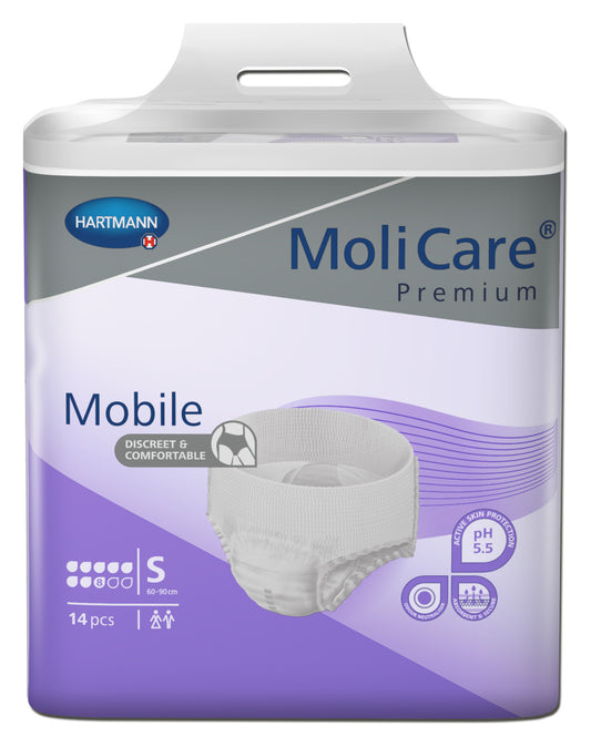 Molicare Premium Mobile 8 Drops Small Waist 60 90cm Unisex 1791ml