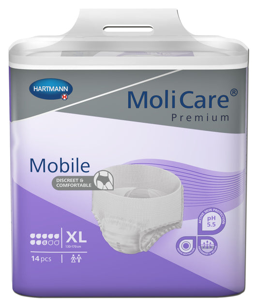 Molicare Premium Mobile 8 Drops Extra Large Waist 130 170cm Unisex 2421ml
