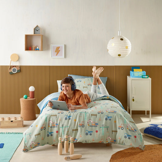 Kids Water Resistant Quilt Cover set