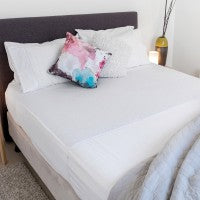 Conni X-wide Bed Pad with tuck-ins Mauve