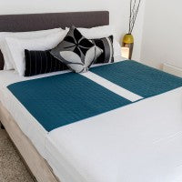 Conni X-wide Dual Bed Pad with tuck-ins Mauve