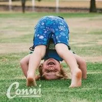 Conni Kids Swim Shorts Ocean Blue